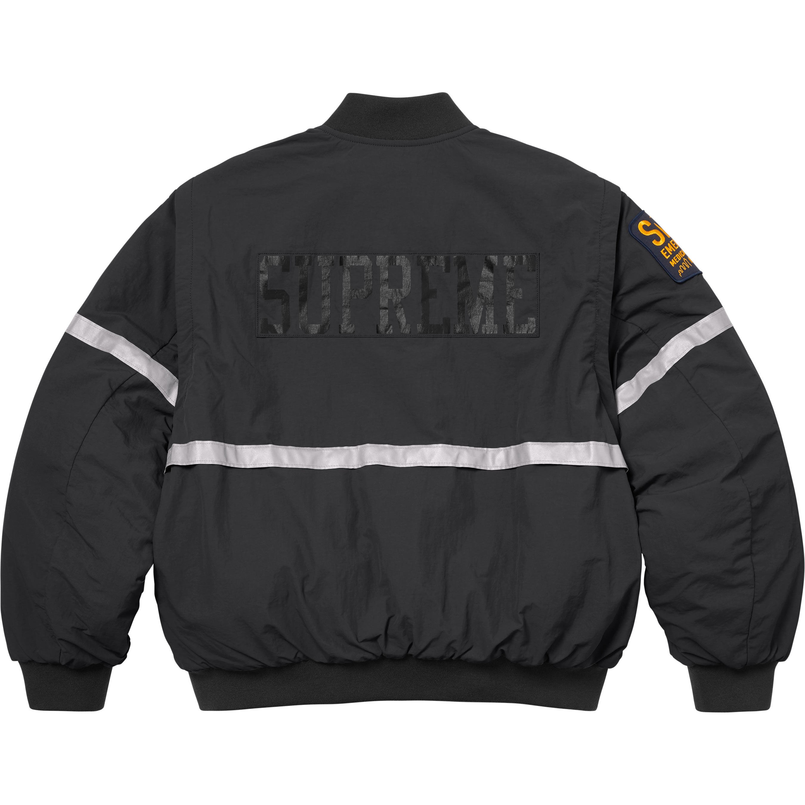Zip-Off Sleeve Reflective Stripe Jacket view 8